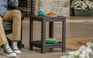Deluxe Graphite Outdoor Adirondack Side Table - Keter